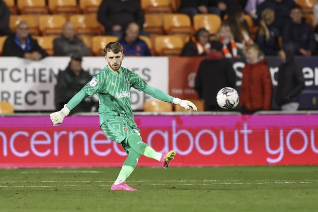 Dan Grimshaw made a good save which led to the corner in which Bristol Rovers claimed their equaliser. 
In the second half he made a number of big stops to keep the Seasiders in the driving seat.