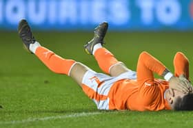 Owen Dale reacts after his late miss (Photographer Dave Howarth / CameraSport)
