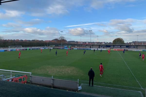 The game was hosted at the home of Nantwich Town FC