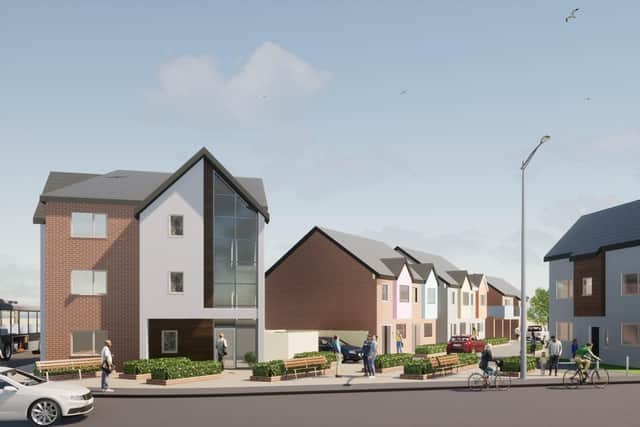 An artist's impression of the proposed new development by Great Places