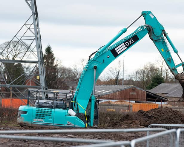 Lancashire Cricket's new facility in Farington as construction work begins. Photo: Kelvin Lister-Stuttard