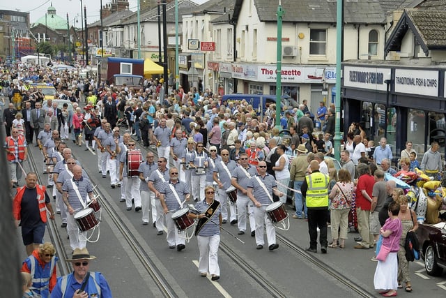 Old Boys Band entertaining the crowds in 2013