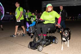 Walkers set off on the Memory Walk along Blackpool Promenade in aid of Trinity Hospice. Photo: Kelvin Lister-Stuttard