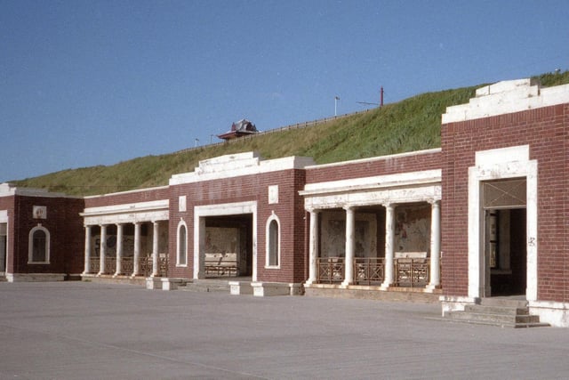 The Art Deco style sun parlour, designed by J C Robinson, and built on the Lower Walk at Bispham. It was quietly demolished - do you remember it?