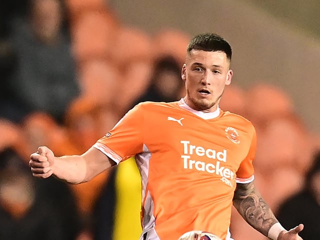 Olly Casey was among the Blackpool players to be denied by one of Josh Keeley's superb saves.