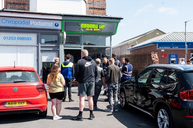 Word has gotten out quickly with queues forming as the takeaway opened. Photo: Kelvin Stuttard