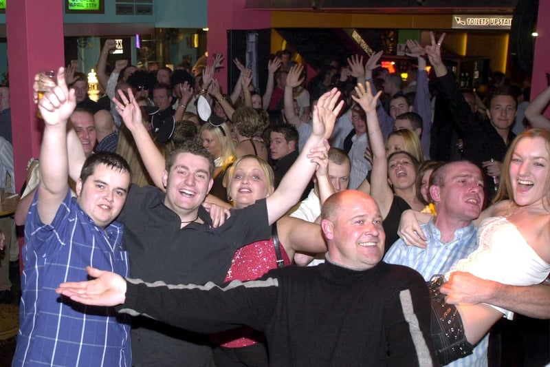 And it's goodbye from them - NTK regulars raise a glass or two as their favourite venue closes for a pre-Easter refurbishment in 2003