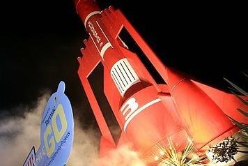 Thunderbirds 3 - Tracey Island which was part of the Festival of Lights, 2005
