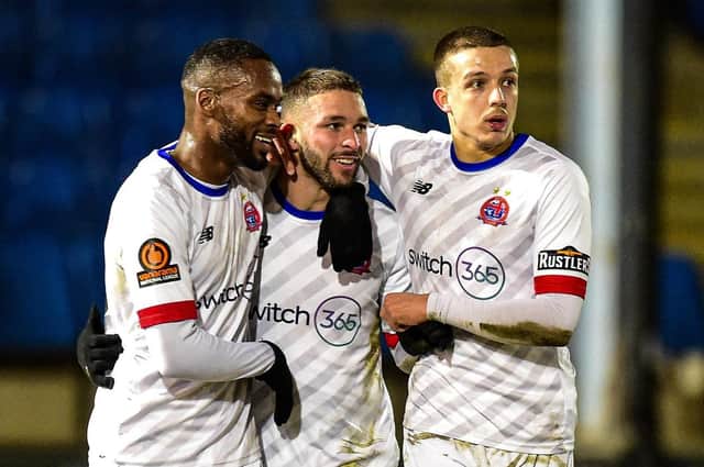 AFC Fylde beat FC Halifax Town when they met in February Picture: AFC Fylde