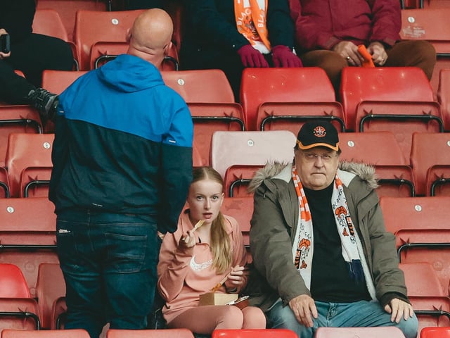 Seasiders supporters made the midweek trip to Oakwell.