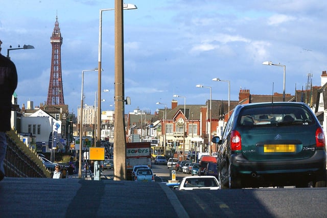 This picture from 2003 was about speed cameras which had been place at the at bottom of the hump on Lytham Road. They were only visible (northbound) when approaching top of hump