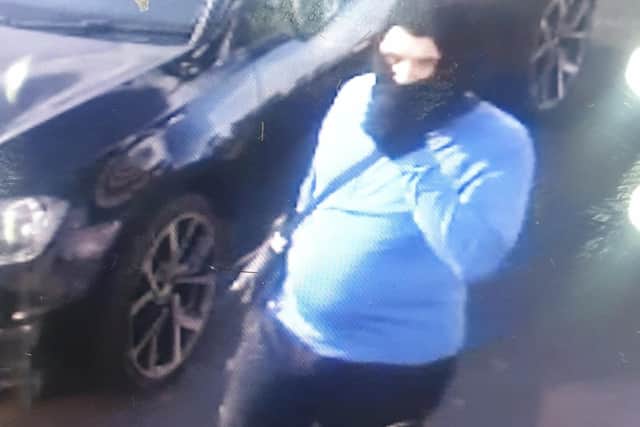 Police in Blackpool are appealing for witnesses and anybody who saw the man in this picture.