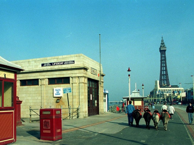 The Lifeboat House on Blackpool Promenade.