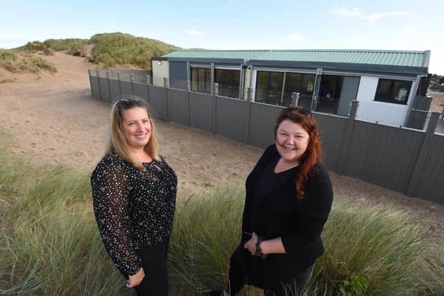 Charlotte Eunson (left) and Linda Bloor have opened the new beach cafe called the Beachcomber at the North Beach Wind Sports Centre off Clifton Drive North in St Annes
