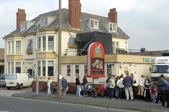 The Belle Vue, Whitegate Drive, when Robbie Williams recorded a video