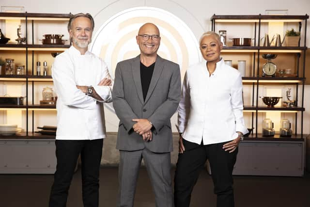 MasterChef: The Professionals judges, Gregg Wallace, Monica Galetti and Marcus Wareing.