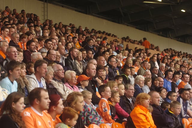 Fans at the opening of the East Stand in 2010