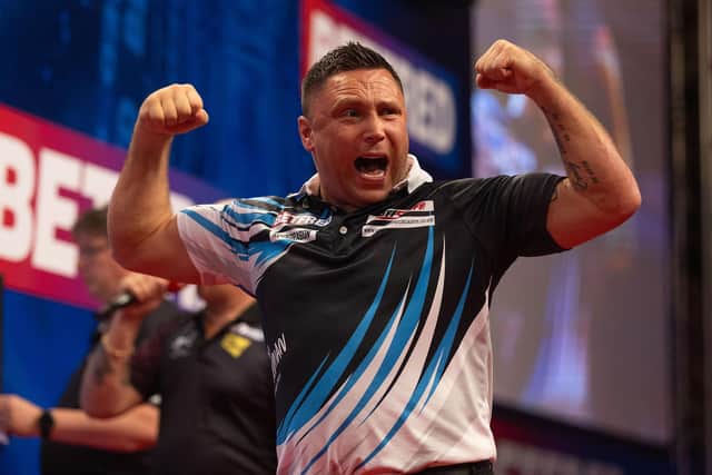 Gerwyn Price meets 2018 quarter-finalist Joe Cullen in the last 16 of this year's Betfred World Matchplay at the Winter Gardens, Blackpool Picture: Taylor Lanning/PDC