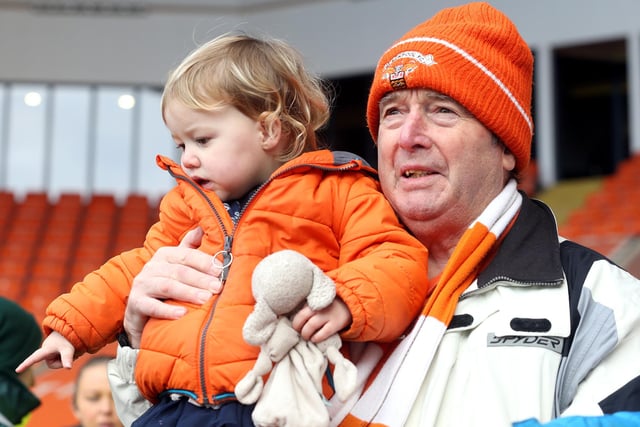 Seasiders supporters enjoyed a game to remember at Bloomfield Road.