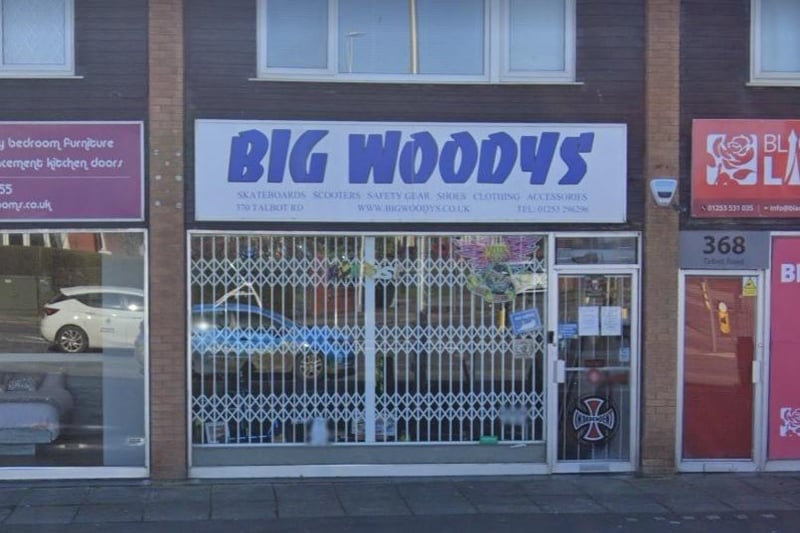 Big Woodys can be found on Talbot Road, Blackpool