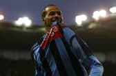 DJ Campbell celebrates scoring the winning goal