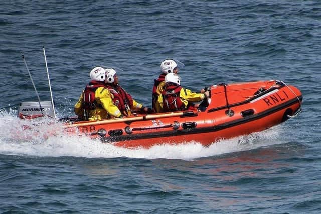 A young girl was rescued from the sea after getting into difficulty near North Pier in Blackpool