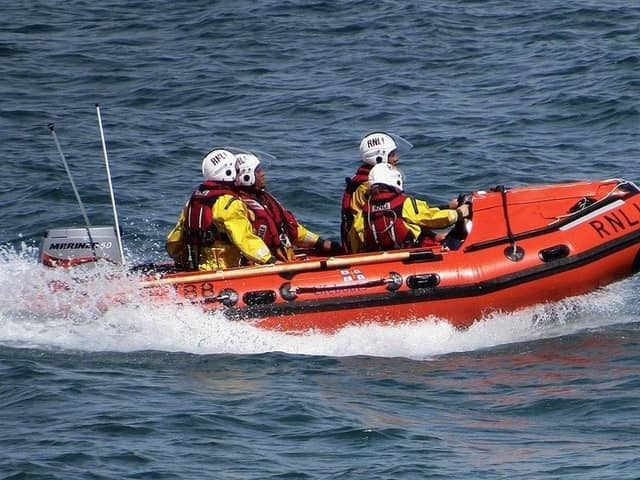 A young girl was rescued from the sea after getting into difficulty near North Pier in Blackpool