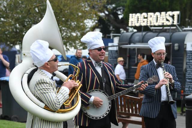 Entertainment at last year's Lytham World Food and Drink Festival