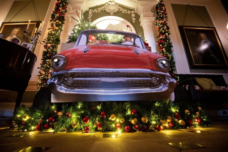 A Not So Silent Night at Lytham Hall has been decorated for Christmas with musical themed rooms - and even features Chris Rea Driving Home for Christmas.