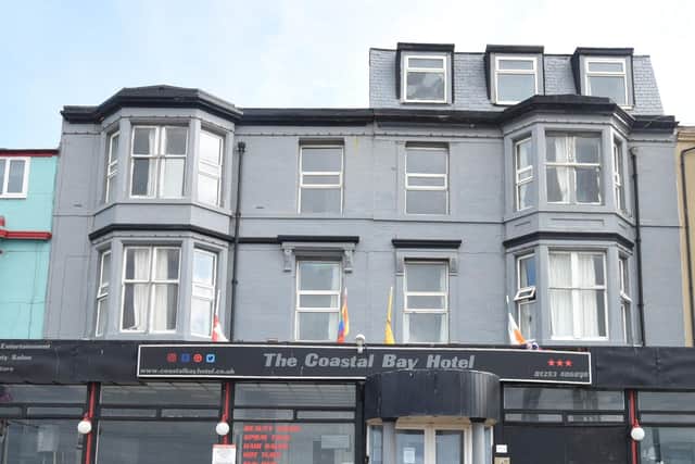 Exterior of Coastal Bay Hotel, Blackpool.