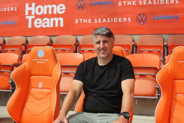 Garrity recently left Bloomfield Road following Neil Critchley's departure and Michael Appleton's subsequent appointment