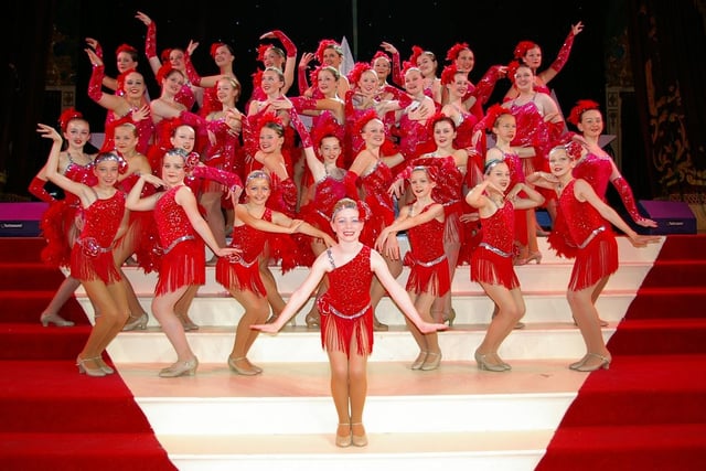Some of the young performers from Langley Dance Centre, Blackpool, who are appearing in the Tower Children's Ballet 2008