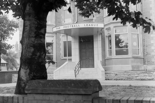 The Football League HQ, Clifton Drive opened in the former Sandown Hotel in July 1960