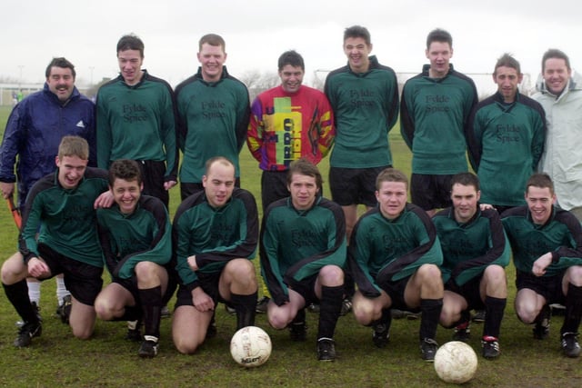 The Our Lady Team. Back L-R Jim Best, Mark Denny, Simon Swan, Chris Best, Mike Donohoe, Scott Challinor and Jamie Heathcote. Front L-R Jason Byrnes, Kenny Best, Chris Bamford, Eddie Heathcote, Paul Linklater, Darren Dickinson and Jimmy McMahon