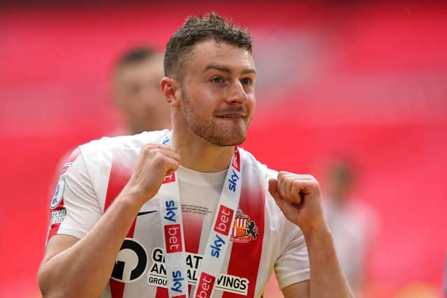 Embleton has been on the winning side in the League One play-off final in each of the last two years