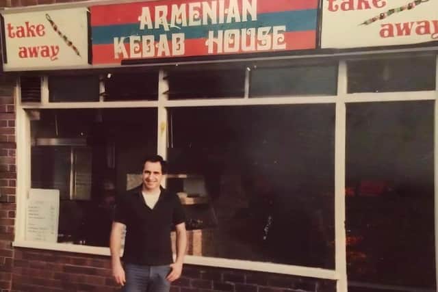 Nerses Kishmishian, owner of Armenian Kebab House in Harrowside, Blackpool, has died at the age of 77. (PIcture by Armenian Kebab House)