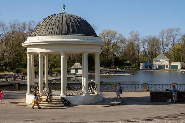 This Grade II-listed park opened in 1926 and has been voted the best park in the UK for the second time in three years.
It stretches across 390 acres and is renowned for its bandstand, boating lake and Italian gardens. Main entrance is from West Park Drive.