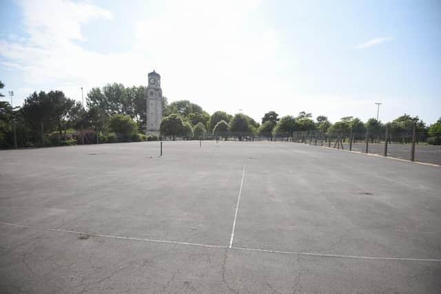 The courts were neglected before investment was made