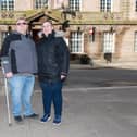 Councillor Daniel Duckwoth with his partner Emma Watkis outside Preston Town Hall are  hosting an event to raise awareness of autism. Photo: Kelvin Stuttard