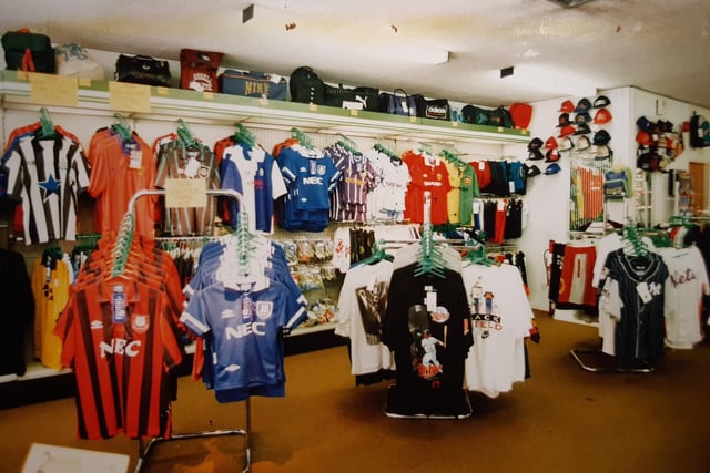 The inside of Rawcliffe's in 1993 - the sports department