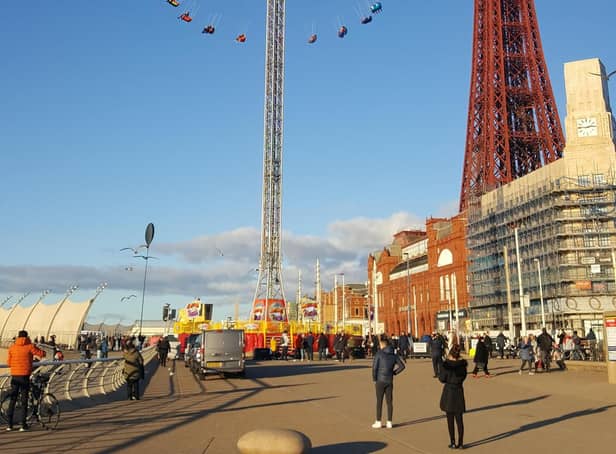 The ride would be similar, but half the size, to the Star Flyer which operated on the Promenade last November