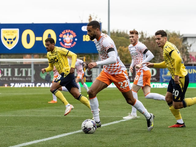 It was a quiet afternoon on the whole for CJ Hamilton. 
The wing-back had one bright moment during the first half, but nothing came from his determination down the left side.