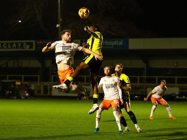 The Blackpool defence were all over the place for Harrogate's second goal, but kept the home side pretty quiet beyond that to give the team a platform to get back into the game.