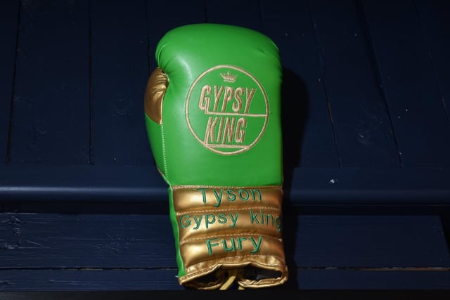 Tyson Fury is represented ahead of his fight against Derek Chisora on Saturday night