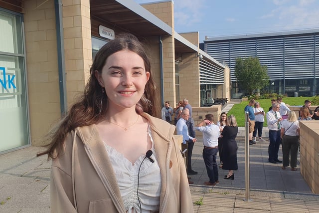Sarah Grogan achieved A* grades in maths, physics and an A in economics. She will now progress to Cambridge University to read economics.