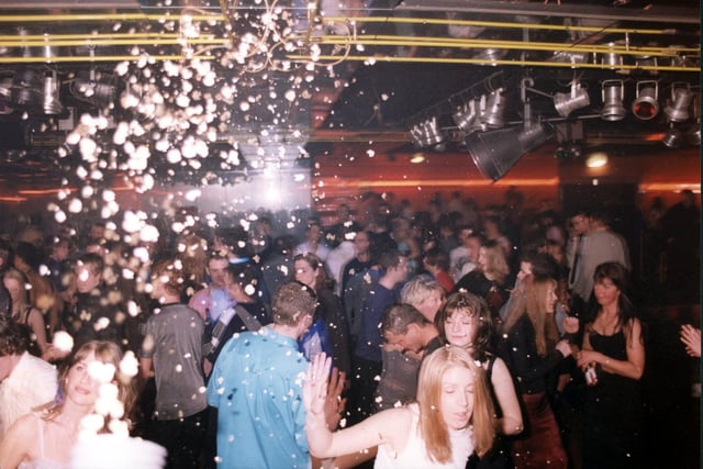 Foam party in full swing at Disciples, 2000