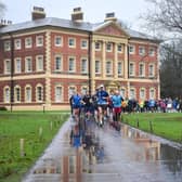 Runners and walkers take part in Lytham Hall parkrun which happens every Saturday at Lytham Hall