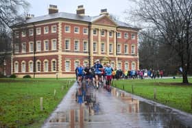 Runners and walkers take part in Lytham Hall parkrun which happens every Saturday at Lytham Hall