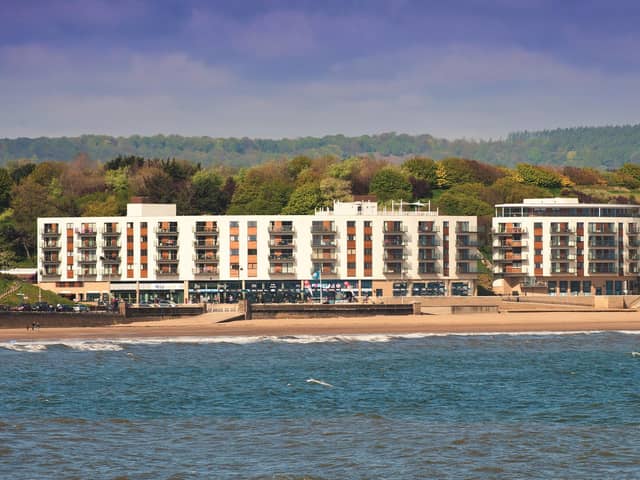 The Sands is perched on the edge of the town's beautiful North Bay. Image: The Sands