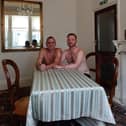 Darren Yeomans and Paul Richardson at their naturist hotel